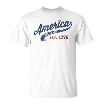 America 250 Years Est 1776 T-Shirt - Thegiftio UK