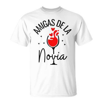 Amigas De La Novia Despedida Deoltera Para La Novia Boda In Mangas Camiseta unisex - Regaloses