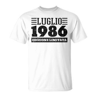 Annata Luglio 1986 Edizione Limitata Maglietta - Novitaregali