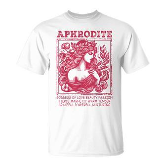 Aphrodite Goddess Of Love Greek Mythology Goddess Spiritual T-Shirt - Thegiftio
