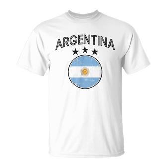 Argentina Flag Argentina Hispanic Heritage Argentinian T-Shirt - Monsterry