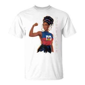 Ayiti Woman Unbreakable Haiti Independence Haitian Flag Day T-Shirt - Thegiftio UK
