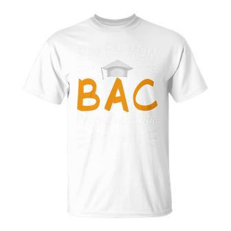 Bac 2025 Baccalauréat Bachelier Bachelière Obtenu Permis Bac Haut De Gamme T-Shirt - Cadeauxyz