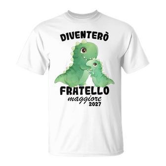 Bambino Diventerò Fratello Maggiore 2027 Annuncio Gravidanza Bambino Maglietta - Novitaregali