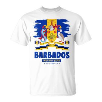 Barbados Flag Outfit Idea For Kids & Barbadian Flag Themed T-Shirt - Thegiftio UK