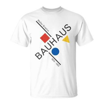 Bauhausムーブメントtシャツ、1923年建築作品。 Tシャツ - Kawaiitshirt