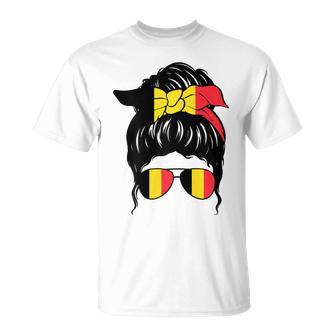 Belga Chica Bélgica Bandera Belga Orgullosa Belga Camiseta unisex - Regaloses
