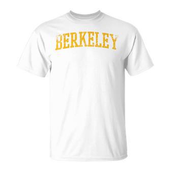 Berkeley Ca Throwback Vintage Worn Classic T-Shirt - Thegiftio UK
