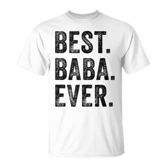 Best Baba Ever Grandpa Dad Father's Day Vintage T-Shirt - Thegiftio UK