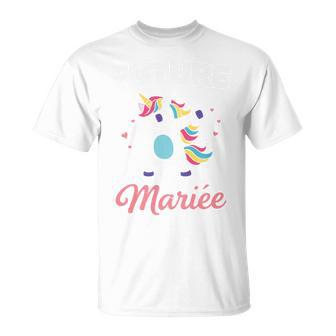 Blagueurprise Evjf Licorne Drôle Copines Future Mariée Haut De Gamme T-Shirt - Cadeauxyz