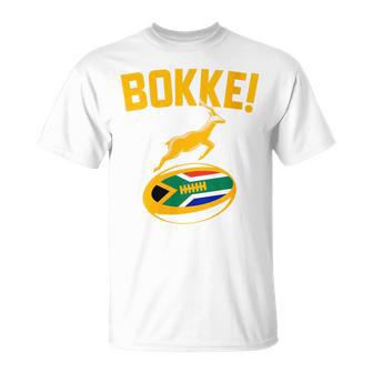 Bokke Springbok Rugby South African Flag Men & Kids T-Shirt - Thegiftio UK