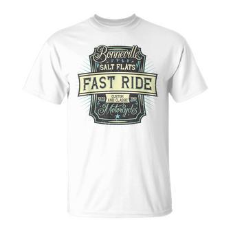 Bonnevillealt フラットオートバイウェア Tシャツ - Kawaiitshirt