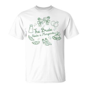 The Bride Needs A Margarita Bachelorette Party Matching T-Shirt - Thegiftio