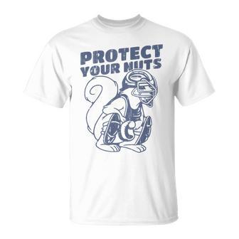 Catcher Mom Protect Your Nuts Baseball T-Shirt - Thegiftio UK