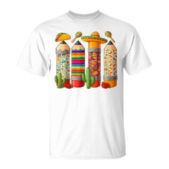 Cinco De Mayo Teacher Lets Fiesta Squad Mexican Party T-Shirt - Thegiftio