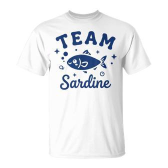 Citation Drole Poissonardines Humour Teamardine T-Shirt - Cadeauxyz