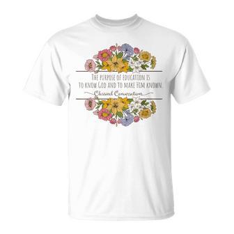 Classical Conversations Homeschool Purpose Of Education T-Shirt - Thegiftio UK