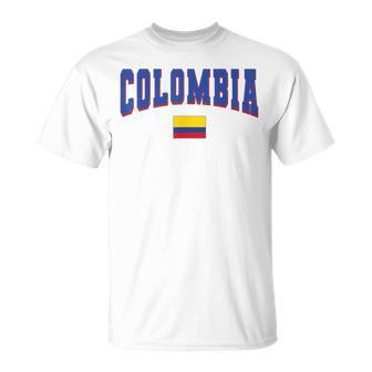 Colombia National Flag Proud Colombian Yellow T-Shirt - Thegiftio UK