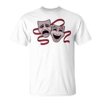 Comedia Y Tragedia Teatro Máscaras Camiseta unisex - Regaloses