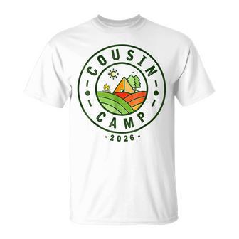 Cousin Camp 2026 Family Vacation Summer Camping T-Shirt - Monsterry