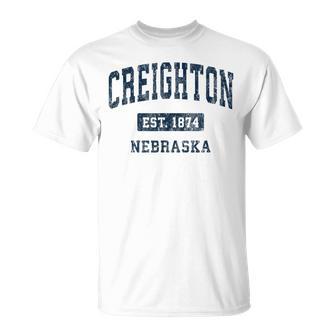 Creighton ネブラスカne ビンテージアスレチックスポーツデザイン Tシャツ - Kawaiitshirt