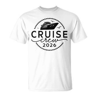 Cruise Crew 2026 Cruise Vacation Sailing Trip Matching Group T-Shirt - Monsterry