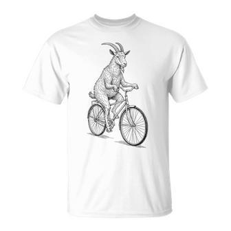 Cycliste Deélointage En Forme De Chèvre T-Shirt - Cadeauxyz