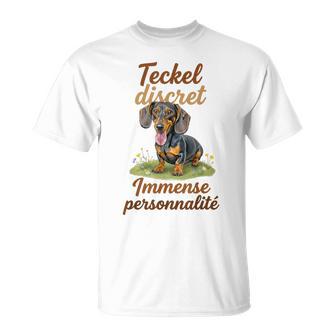 Dachshund Divertido Y Orgulloso – Perro Con Un Temperamento Único Camiseta unisex - Regaloses