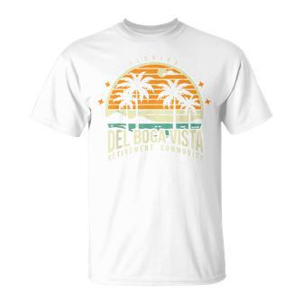 Del Boca Vista T Retro Retirement Community T-Shirt - Thegiftio UK