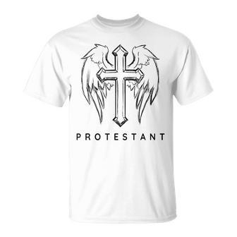 Moderne De Polices De Caractère Protestantes Chrétiennes Et Chrétiennes T-Shirt - Cadeauxyz