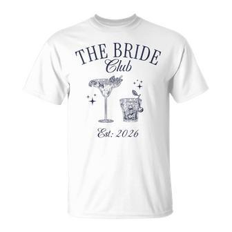 Despedida Deoltera The Bride Club Est 2026 Bride Cuello Camiseta unisex - Regaloses