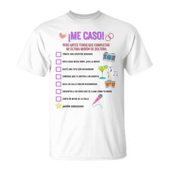 Despedida Deoltera Novia Pruebas Divertidas Camiseta unisex - Regaloses