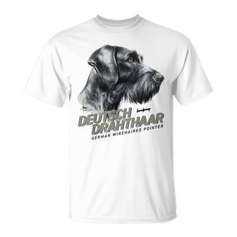 Deutsch Drahthaar Cane Da Caccia Dd Maglietta - Novitaregali