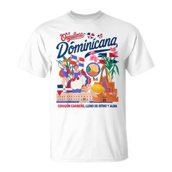 Disfraz De Bandera De República Dominicana Para Dominicana Camiseta unisex - Regaloses