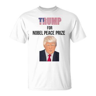 Donald Trump Por El Premio Nobel De La Paz Camiseta unisex - Regaloses