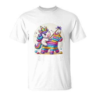 Enfant Je Peux Pas J'ai 3 Ans Anniversaire Licorne Fille Pinata T-Shirt - Cadeauxyz