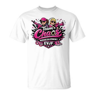 Evjf Future Mariée Original Humour Team Chaos Mariage T-Shirt - Cadeauxyz