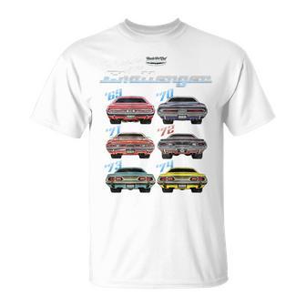 Evolution Of The Challenger、ホットロッド、マッスルカー、マグナム、RTe Tシャツ - Kawaiitshirt