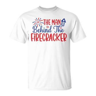 Expecting A Little Firecracker The Man Behind Firecracker T-Shirt - Monsterry