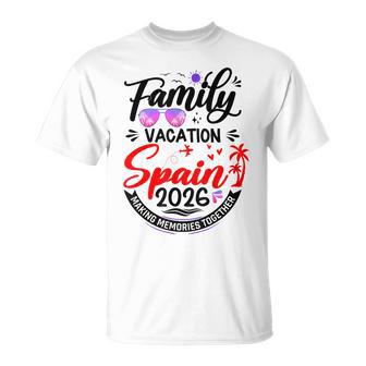 Family Vacation Spain 2026 Europe Matching Vacation 2026 T-Shirt - Thegiftio