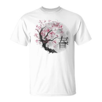Fantaisie Japonais Motif Arbre Deoleilakura T-Shirt - Cadeauxyz