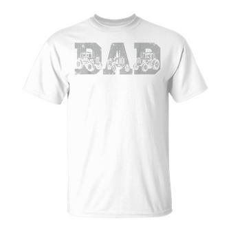 Farmer Dad Farm Farming Father's Day Tractor T-Shirt | Seseable UK