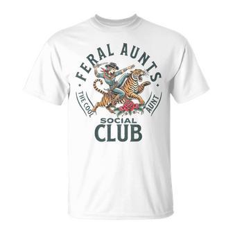 Feral Aunts Social Club Aunty Club Kids T-Shirt - Thegiftio UK
