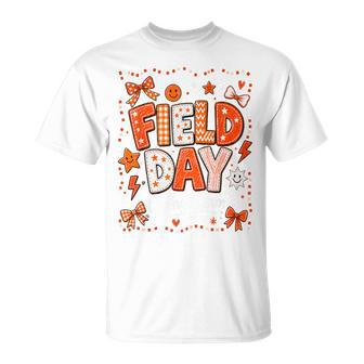 Field Day Orange Team For Kids Teacher Field Day Games T-Shirt | Mazezy