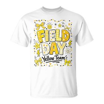 Field Day Yellow Team For Kids Teacher Field Day Games T-Shirt | Mazezy