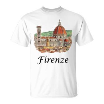 Florence Italy Italian Travelouvenir Camiseta unisex - Regaloses