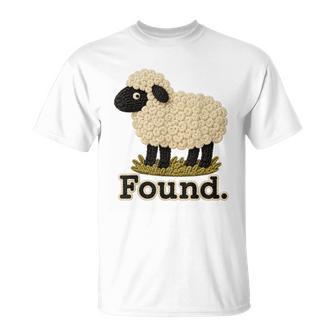 Found Sheep Psalm 23 Christian Faith T-Shirt - Thegiftio UK