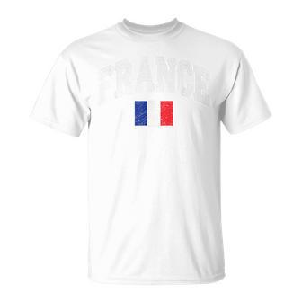 France Flag Vintage T-Shirt - Thegiftio UK