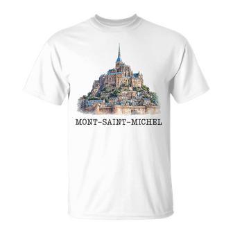 France Mont-Saint-Michel T-Shirt - Cadeauxyz