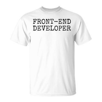 Front End Developer Tシャツ - Kawaiitshirt